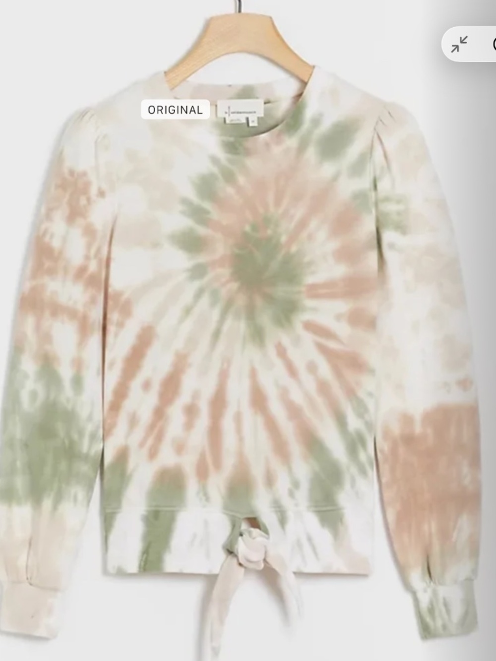 Anthropologie Lorna Tie Dye Sweatshirt L